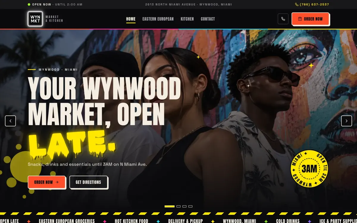 WYN MKT website redesign